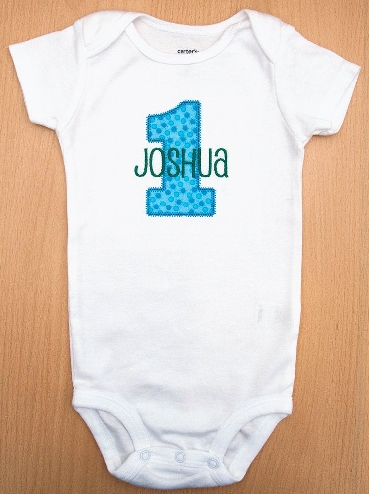 Personalized Birthday Shirt  - Blue