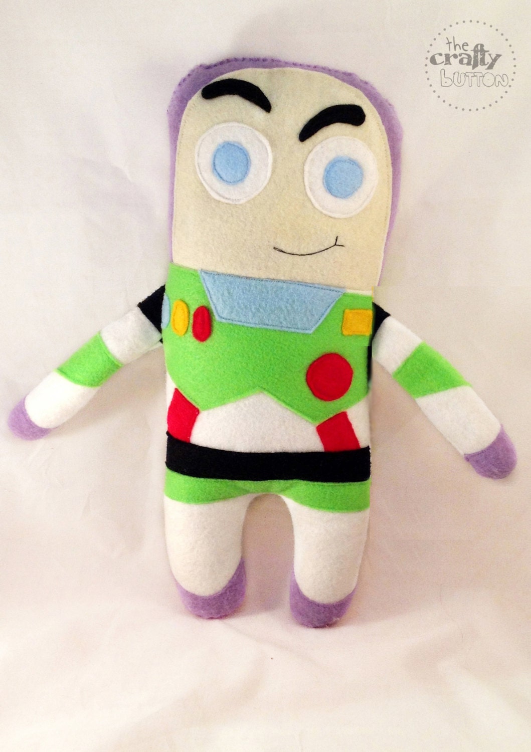 Buzz Lightyear (Toy Story) plushie felt doll plush toy handmade space astronaut cute woody cartoon
