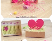 Secret Message Box Flower Bobby Pin Magic Bottle Custom Personal Card Mother's Day Birthday Wedding Love Friendship