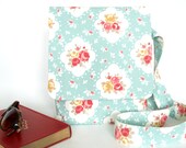Floral Messenger Bag Cross Body Rosetta Vintage Style iPad Bag