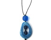 Nursing Jewellery/ Breastfeeding Necklace - Monkey Mama - Shades of Blue