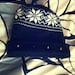 Winter Tribal SPIKED Dark Gray Beanie