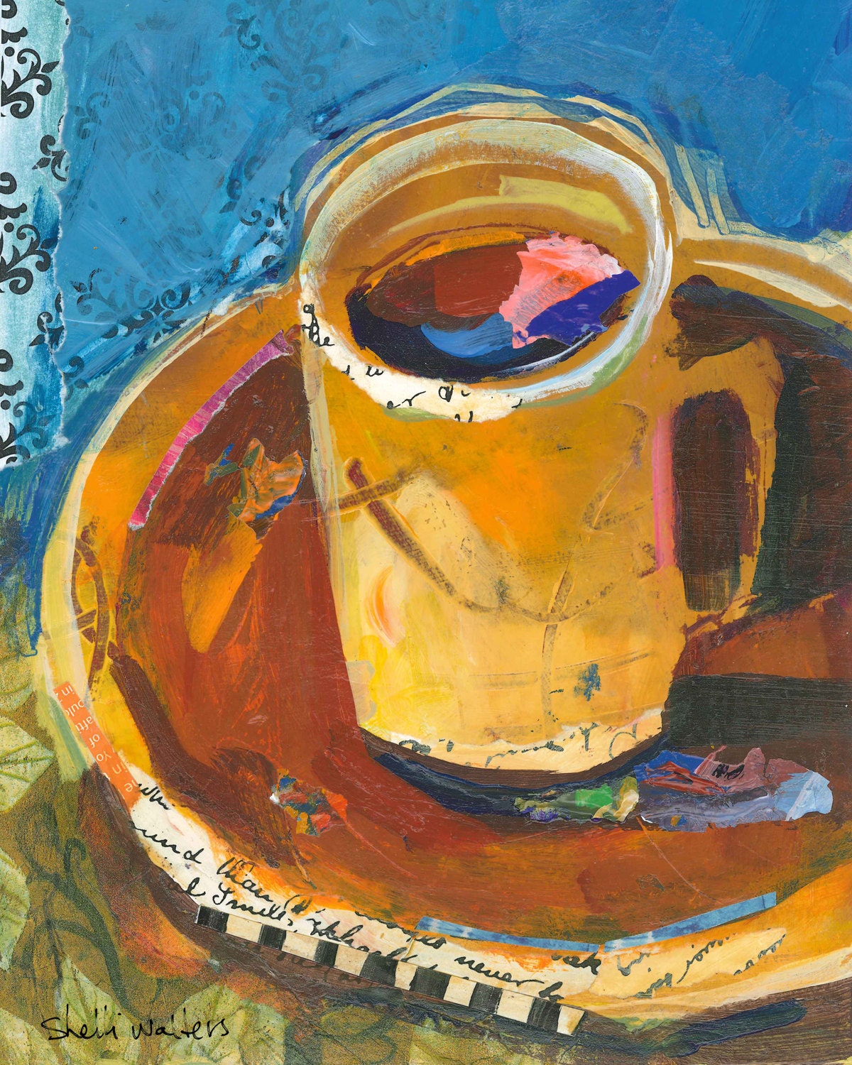 Coffee Cup Original Painting