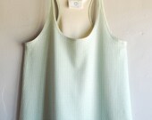 Aqua Dots Tank / Organic Interlock Cotton / Ecofriendly Ink / Spring fashion