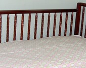 Two Tier Crib Skirt-REMOVABLE Bottom layer, Customizable