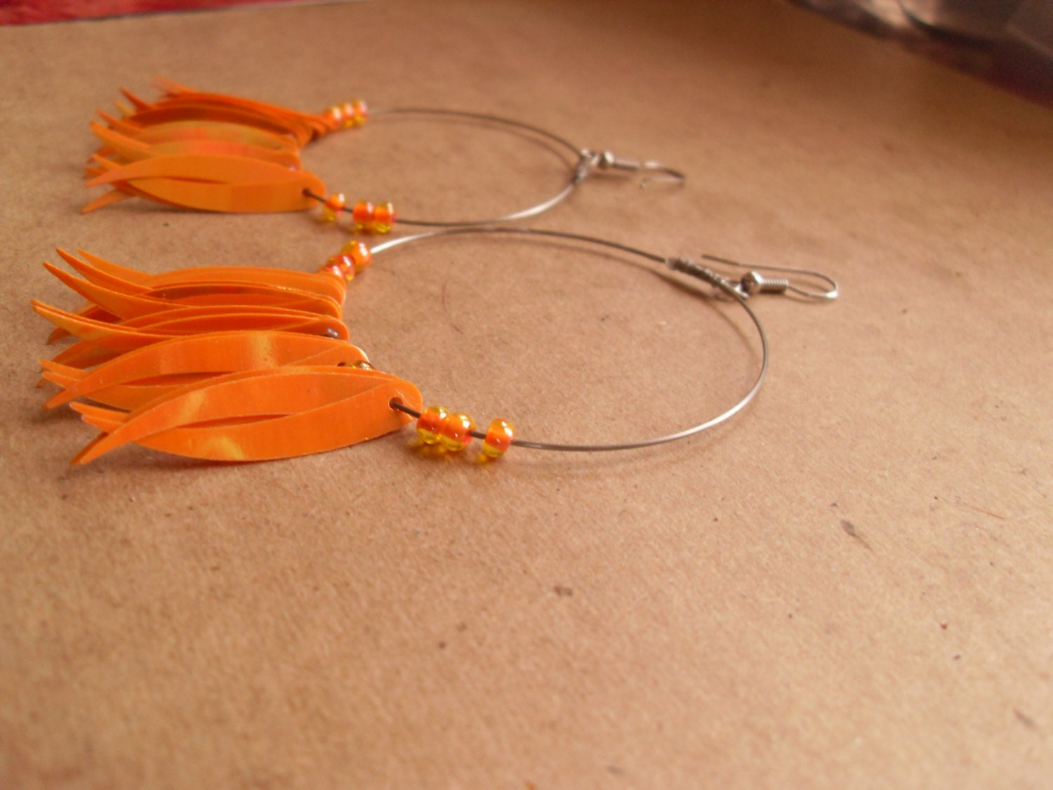 Firebird Hoop Earrings
