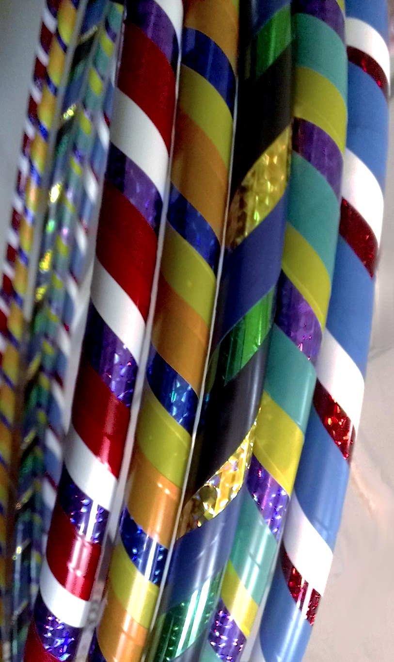 Set of 5 Children's Hula Hoop Birthday Party Hoops