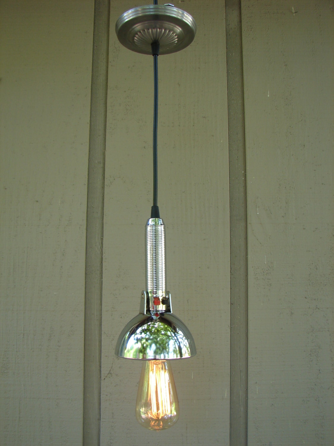 Vintage Flashlight Pendant Light 2