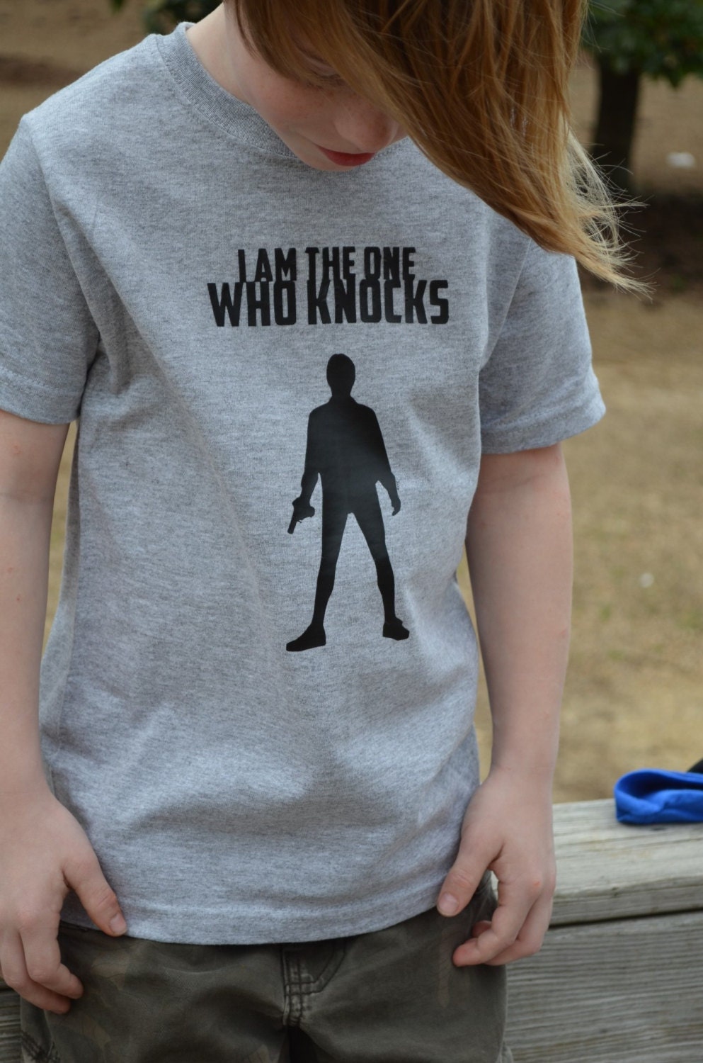 Breaking Bad TV show inspired ...I am the One Who Knocks... Walter White / Heisenberg Adult Shirt :Priority Shipping