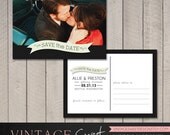 Save the Date Postcard (Printable) by Vintage Sweet