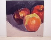 apples still life painting