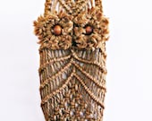 Owl Macrame Vintage Wall Hanging
