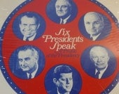 Six Presidents Speak - A Profile of the Presidency Vinyl LP - CBS  C11006 - Sealed