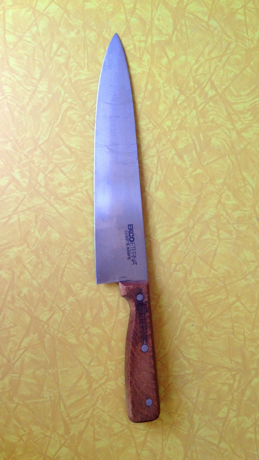 Chef's Knife EKCO Eterna Full Tang Wooden Handle by