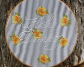 Embroidery Hoop Art - hello darling -