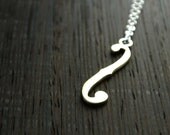 Violin F-Hole Necklace in Brass