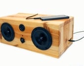 Reclaimed Wood Bluetooth Speakers for IPod IPhone or MP3 Player - Handmade from Salvaged Pine - FREE SHIPPING