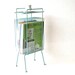 Atomic Metal Magazine Rack - Light Blue