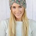 Floral Turband HeadBand Knit Hair Band Stretchy Women's Hair Wrap Knit Sweater Material