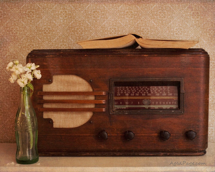 Fine Art Photography Print, Vintage Radio, Wall Art, Home Decor, Still Life
