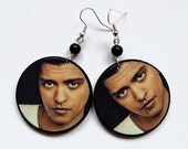 BRUNO MARS earrings Unorthodox Jukebox Doo-Wops & Hooligans Moonshine Jungle Tour Bruno Mars jewelry decoupage earrings for her under 20