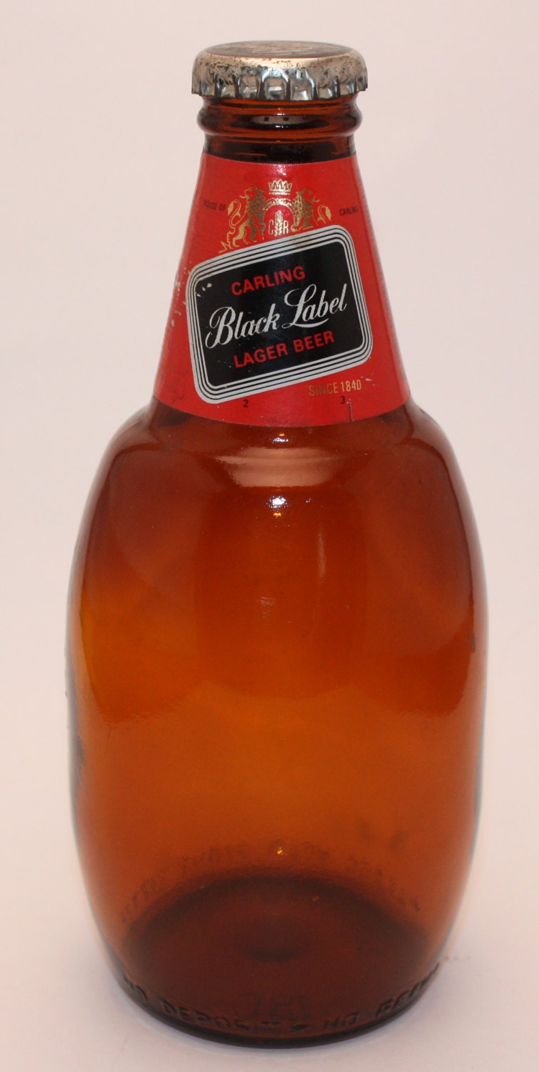Vintage Carling Black Label Lager Beer by BeachArtbychrissie