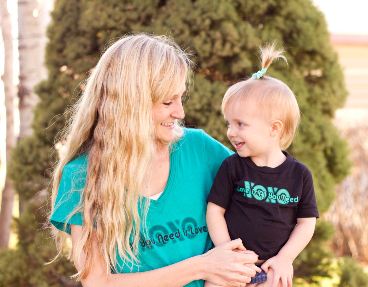 All You Need is Love Tshirt Set for Mommy and Me