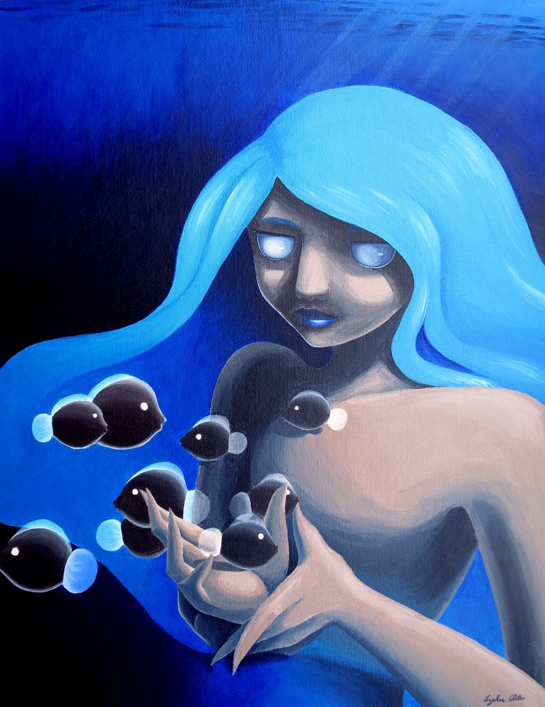 Original Acrylic Painting - Oceana (16 X 20")