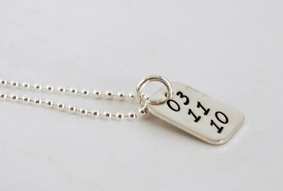 Sobriety Necklace Recovery Jewelry Anniversary by Studio463