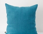 Decorative pillow cover turquoise - decorative pillows - shams - cushion case - 16x16