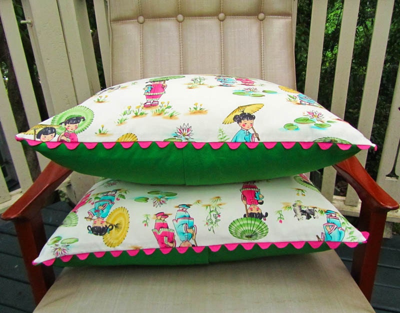 China doll cushion cover
