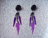 Spike Strike - Jem Inspired  Charm Earrings