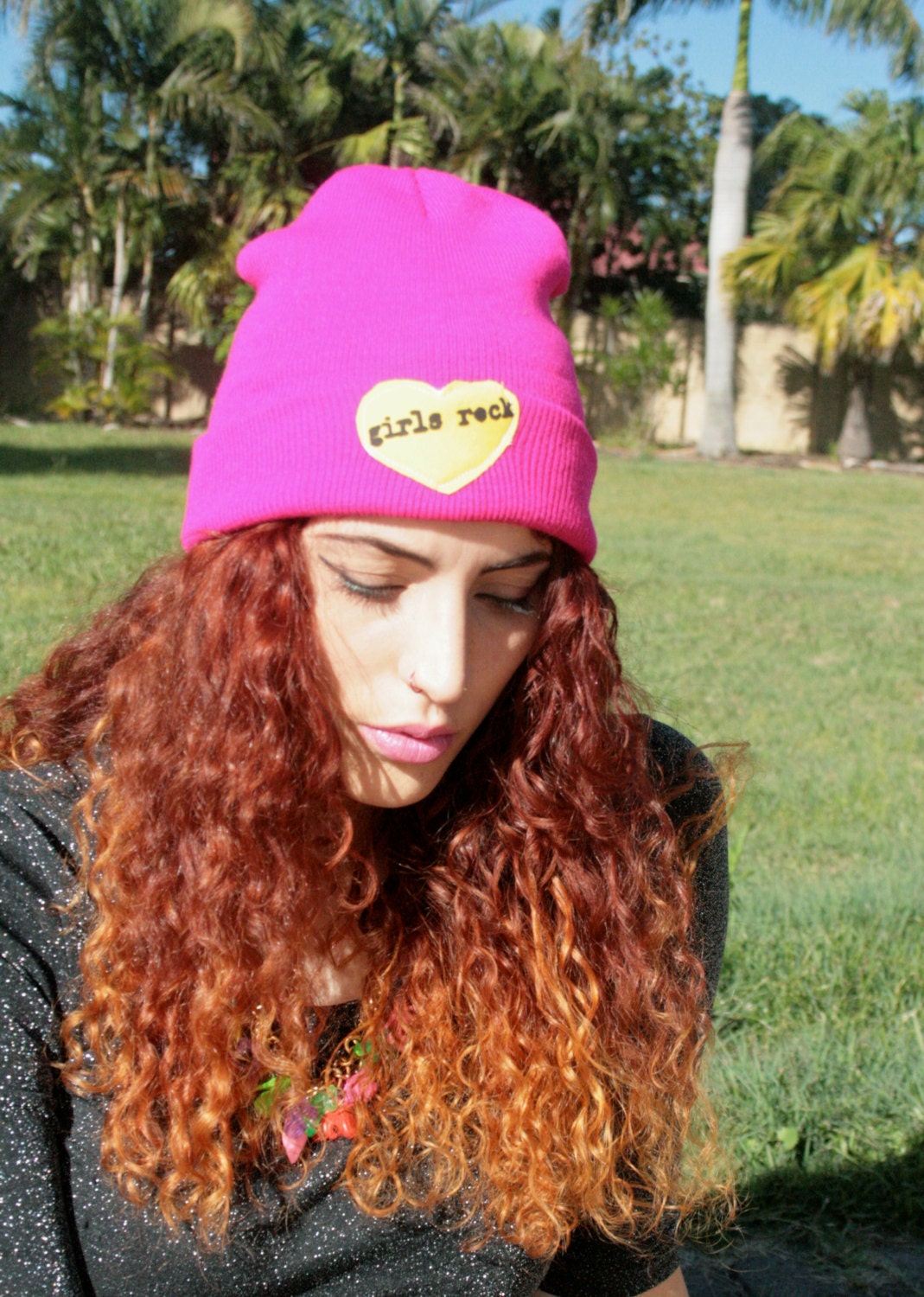 The Girls Rock Beanie - 90s Pop Grunge Hat
