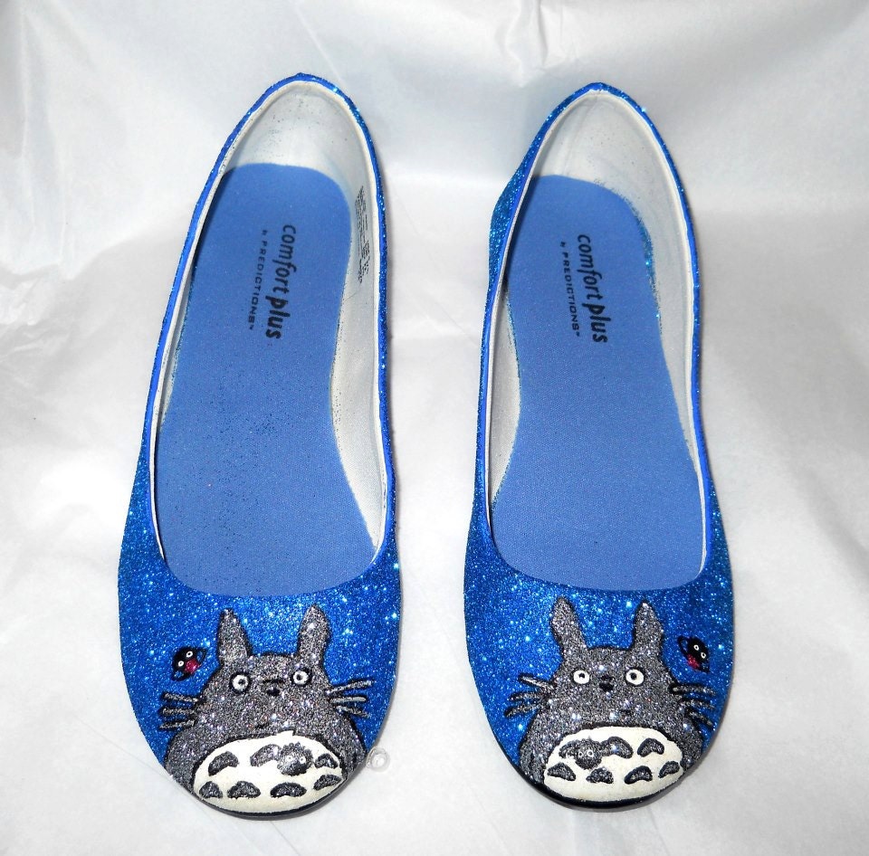 Totoro Glitter Shoes
