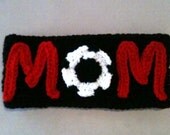 Soccer mom ear warmer / headwrap / headband (also available in baseball, football, and basketball)