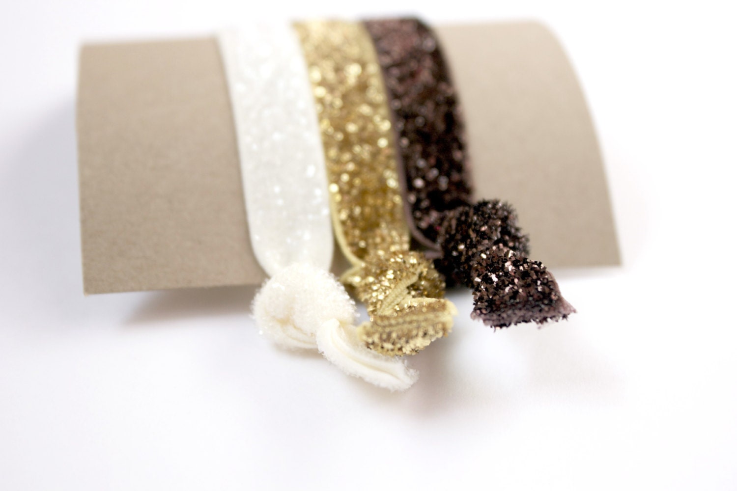 3 Pack Hair Ties // The Neutral Collection // Emi Jay Inspired Women's Hair Accessories // No Dent Hair Ties