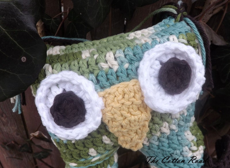 Crocheted Owl Rattle
