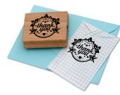 Thank You rubber stamp