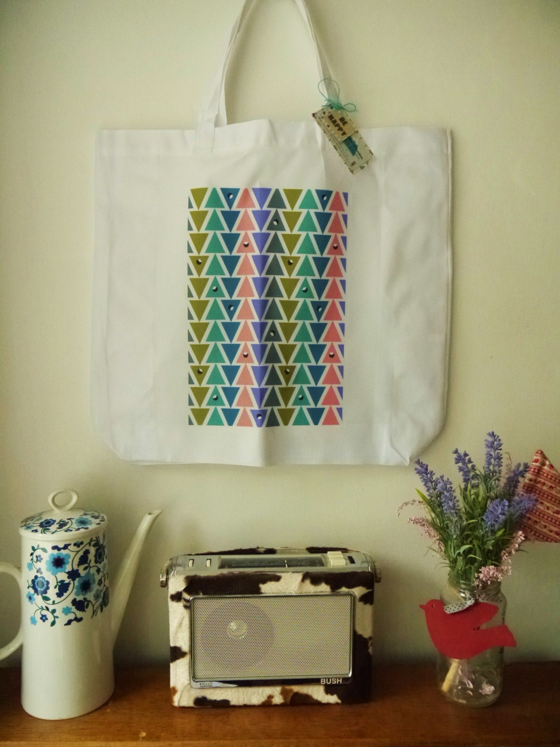 Geometric Pattern Big Shopper
