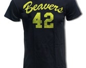 Teen Wolf T Shirt - Beavers Basketball Team - Cult Comedy Movie Tee - Graphic Tees For Men & Women
