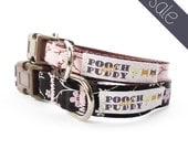 Cherry Blossom Small Dog Collar - girly dog collar, cute dog collar, flower dog collar, sakura dog collar