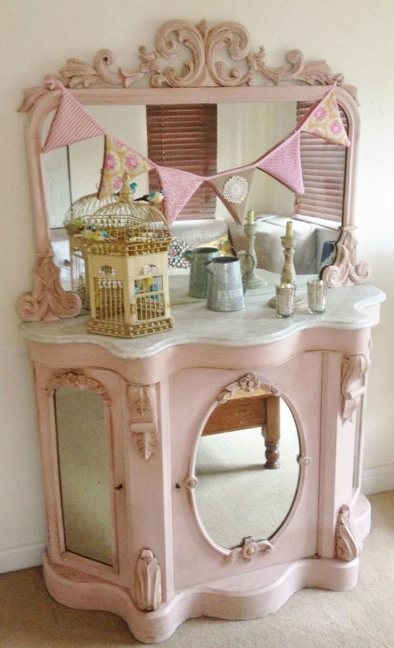 Victorian Chiffonier Sideboard Dressing Table Annie Sloan Antoinette