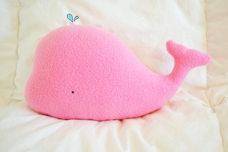 Baby Pink Whale Plush