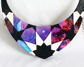 Geometric Nebula Necklace (Moroccan Zellij inspired)