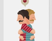 Illustration. Hug II