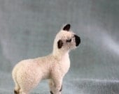 Tiny Felt Sheep - Choose Your Favorite Breed, Color or Match YOUR Sheep - Pet Portrait - CUSTOM LISTING
