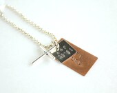 Father's Day Gift - Graduation Gift - Jeremiah 29:11 Key Chain with Cross Charm