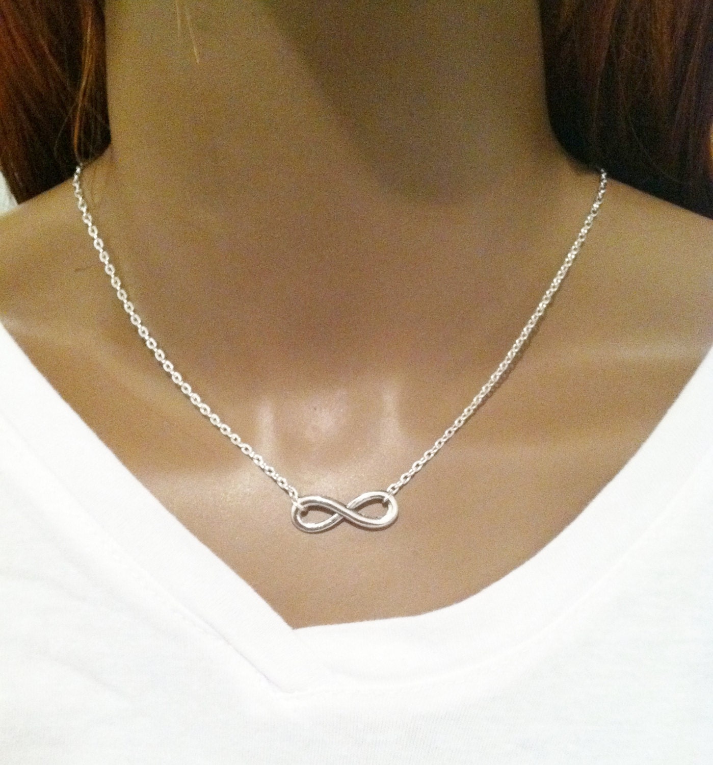 infinity necklace,silver infinity necklace,best friend girl friend gift,birthday friendship gift,bridesmaid gift,bridesmaid