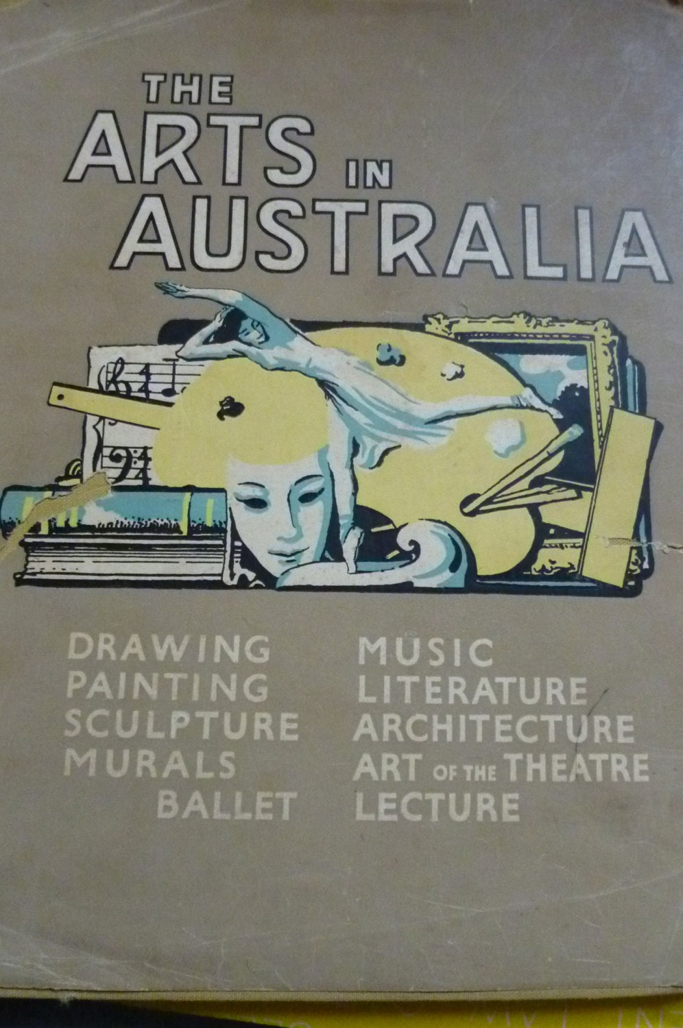 1948 Arts in Australia Book - Vintage Book - 1940s Australian Arts - pinkneonvintage