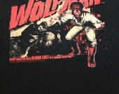 Wolf Man T Shirt UPCYCLED into a T-Shirt Skirt / YOUR choice of Long or Short T-Skirt, Dress, Top / Recycled Cotton Tees / Horror